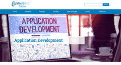Desktop Screenshot of macrosoftpakistan.com